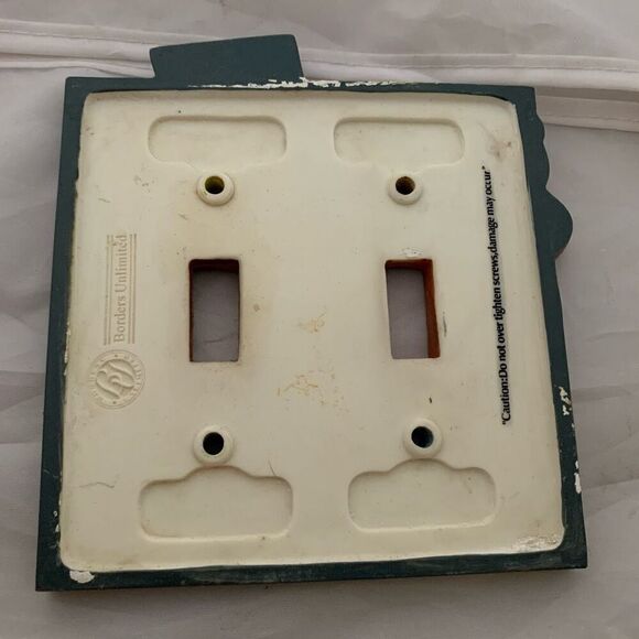 Borders Unlimited 3D Sleep Time Stories Double Switch Plate Light Switch Cover - Picture 3 of 5